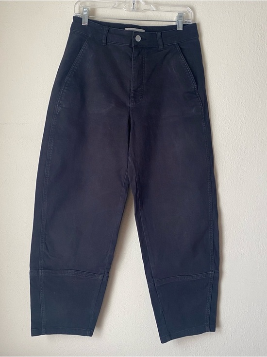Everlane Pants - Everlane Black Utility Barrel Pant Size 8 Tall